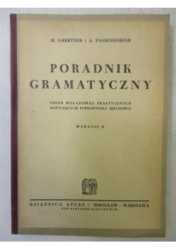 Poradnik gramatyczny, 1950 r.