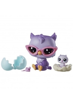 Littlest Pet Shop Oona Owler Nona Owler