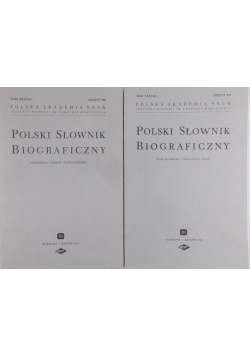 Polski Słownik Biograficzny, zeszyt 150 i 151