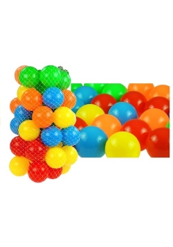 Piłki do suchego basenu w siatce 50 sztuk 7 cm