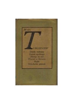 Dzieła wybrane, Tom I