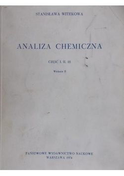 Analiza chemiczna