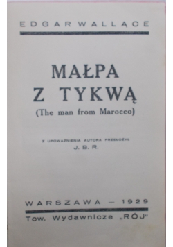Małpa z Tykwą, 1922r.
