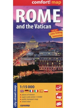 Rzym i Watykan plan miasta 1:15 000