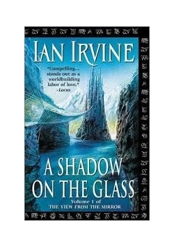 A shadow on the glass