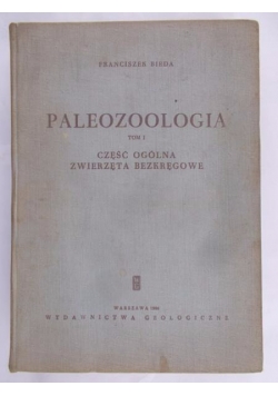 Paleozoologia. Tom I