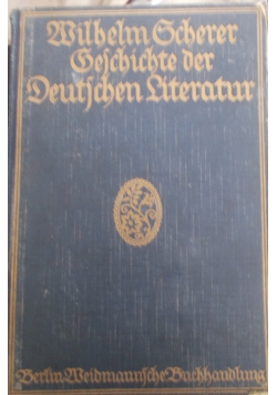 Geschichte Den Deutschen Literatur, 1920