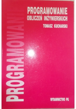 Programowanie obliczeń inżynierskich