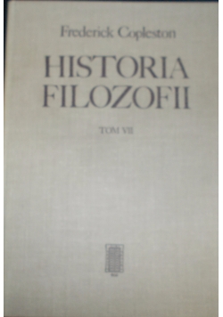 Historia filozofii, Tom VII