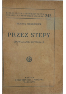 Przez stepy, 1932 r
