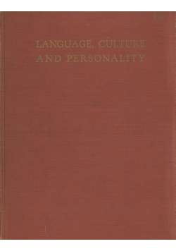 Language, culture and personaity, 1941r.