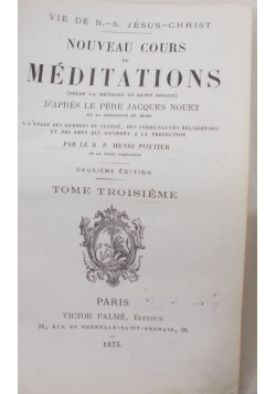 Nouveau Cours de Meditations, 1873 r.