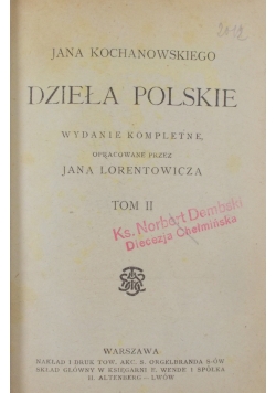 Dzieła Polskie , 1919 r.