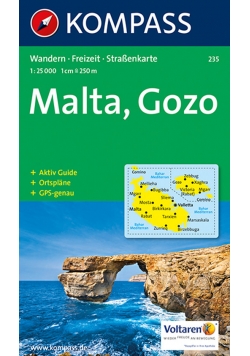 Malta Gozo mapa 1:25 000