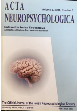Acta neuropsychologica, vol 2