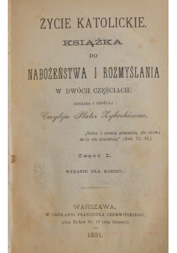 Nabożeństwa i rozmyślania , 1891 r.