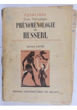 Phenomenologie de husserl