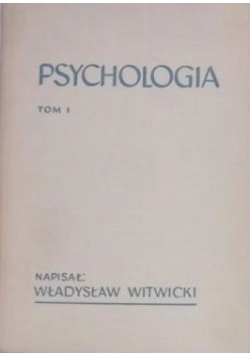 Psychologia Tom I