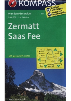 Zermatt Saas Fee 1:40 000