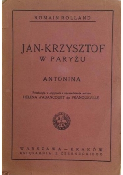 Jan-Krzysztof w Paryżu, 1923r