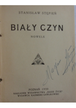 Biały czyn, 1930r.