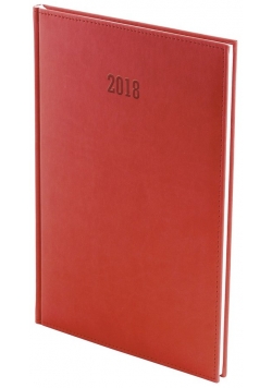 Kalendarz 2018 B5 tygodniowy Vivella czerwony