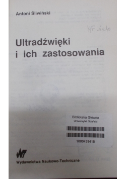 Ultradźwięki i ich zastosowania