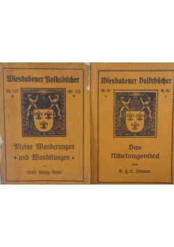 Wiesbadener Volfsbucher  , 1950 r. - Zestaw 2 książek -101 , 109