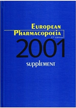 European Pharmacopoeia: 2001 Supplement, 3rd Edition