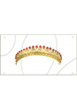 Karnet tiara 12x23 + koperta