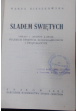 Śladem Świętych,1935r.