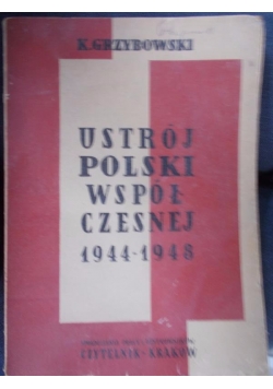 Ustrój Polski Współczesnej, 1948r.