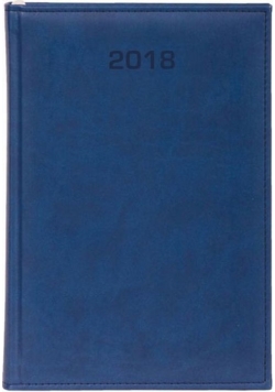 Kalendarz 2018 A4 Vivella granatowy