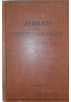 Lehrbuch der Ihnneren medizin  II- 1942r.