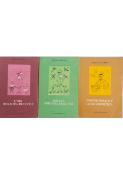 Doktor Dolittle i jego zwierzęta/Cyrk doktora Dolittle/Poczta doktora Dolittle, zestaw 3 książek