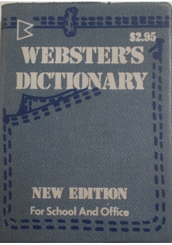 Webstre's dictionary