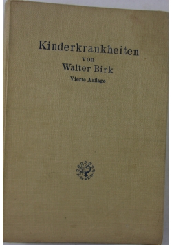 Kinderkrankheiten  , 1940r