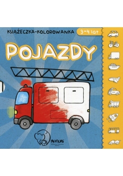 Książeczka kolorowanka Pojazdy