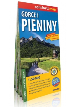 Gorce i Pieniny Mapa turystyczna 1:50 000