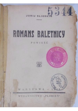 Romans baletnicy, 1929 r.
