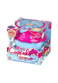 Mini cupcake Babeczka z niespodzianką błękitna