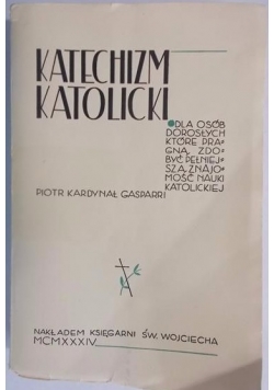 Katechizm katolicki, 1934 r.