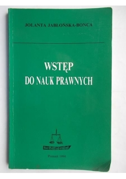 Wstęp do nauk prawnych