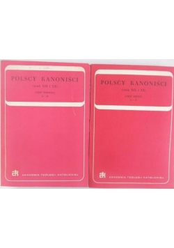Polscy kanoniści (wiek XIX i XX) Część I i II