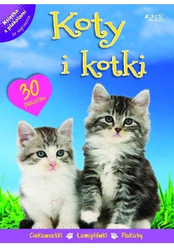 Koty i kotki Książka z plakatami
