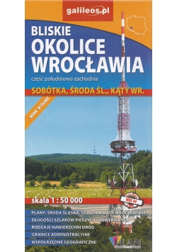 Bliskie okolice Wrocławia część południowo-zachodnia, 1:50 000