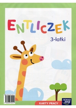 Entliczek Trzylatki Karty pracy w bloczku