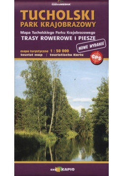 Tucholski Park Krajobrazowy Mapa turystyczna 1:50 000