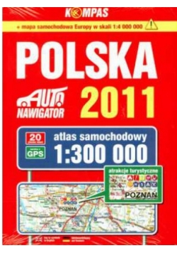 Polska atlas samochodowy 1:300 000 Komaps