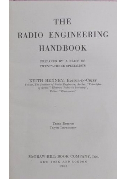 Radio engineers handbook, 1943r